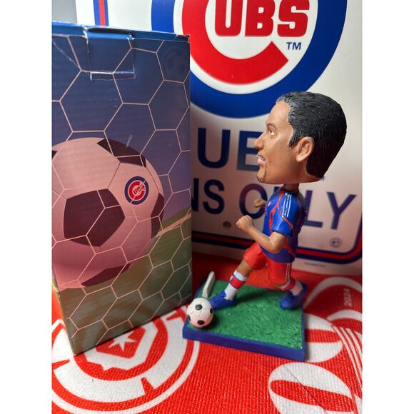 Carlos Zambrano Chicago Cubs Fannie May Soccer Bobblehead 2010 Wrigley Field - Picture 2 of 4